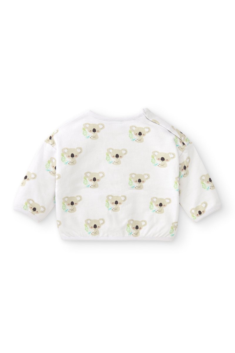 Sudadera recién nacido crudo con koalas - Imagen 4
