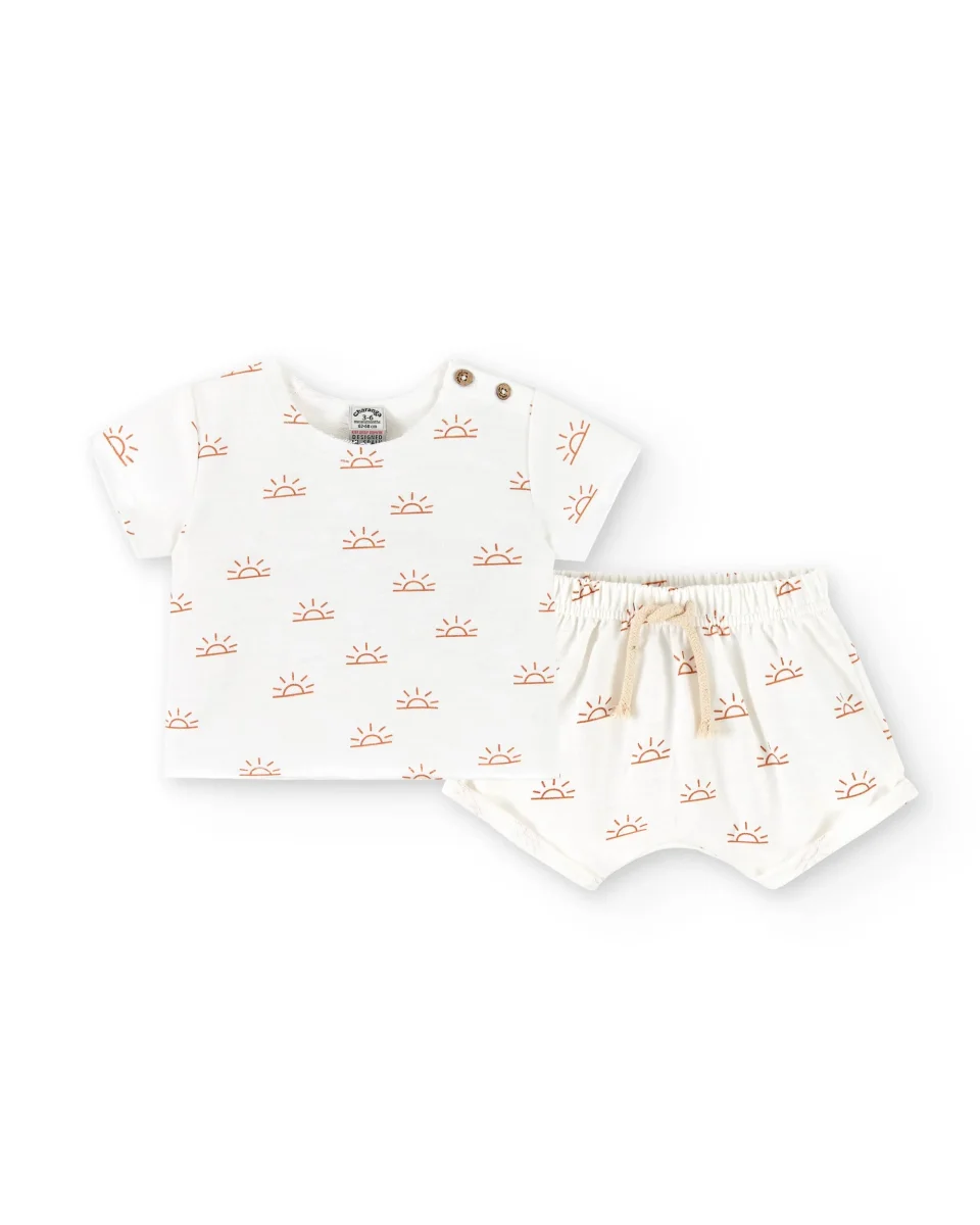 Conjunto de recién nacido estampado | Pequeños Hippies - Imagen 3