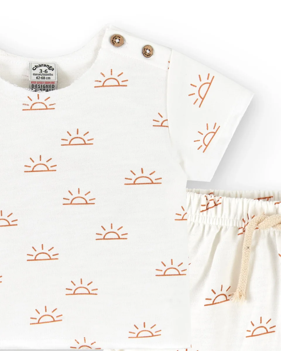 Conjunto de recién nacido estampado | Pequeños Hippies - Imagen 6