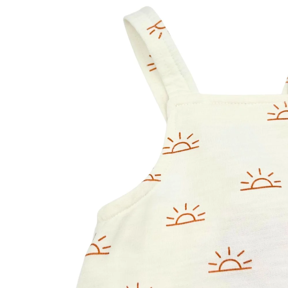 Peto de recién nacido estampado sol | Pequeños Hippies - Imagen 3