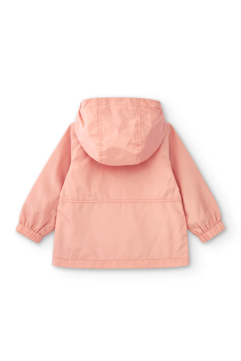 Parka bebé niña rosa con capucha - Imagen 5