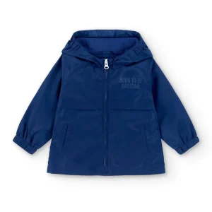 Parka de bebé azul marino | Con capucha