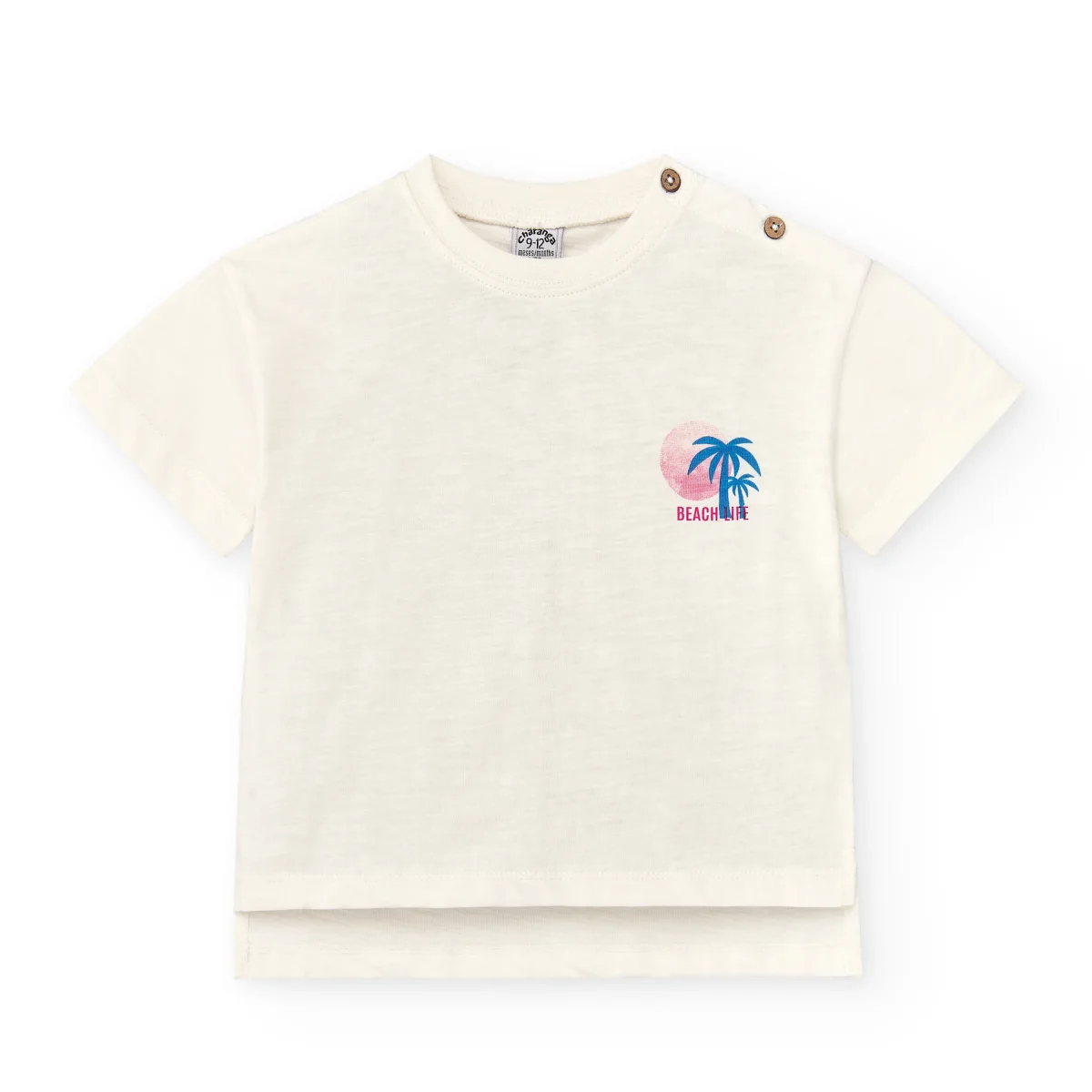 Camiseta de bebé niño crudo - Imagen 3