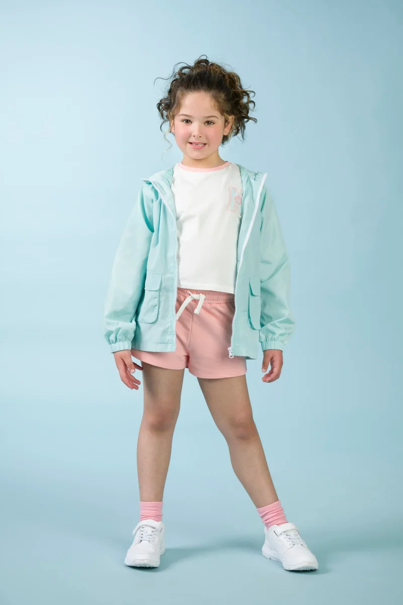 Parka de niña aguamarina - Imagen 3