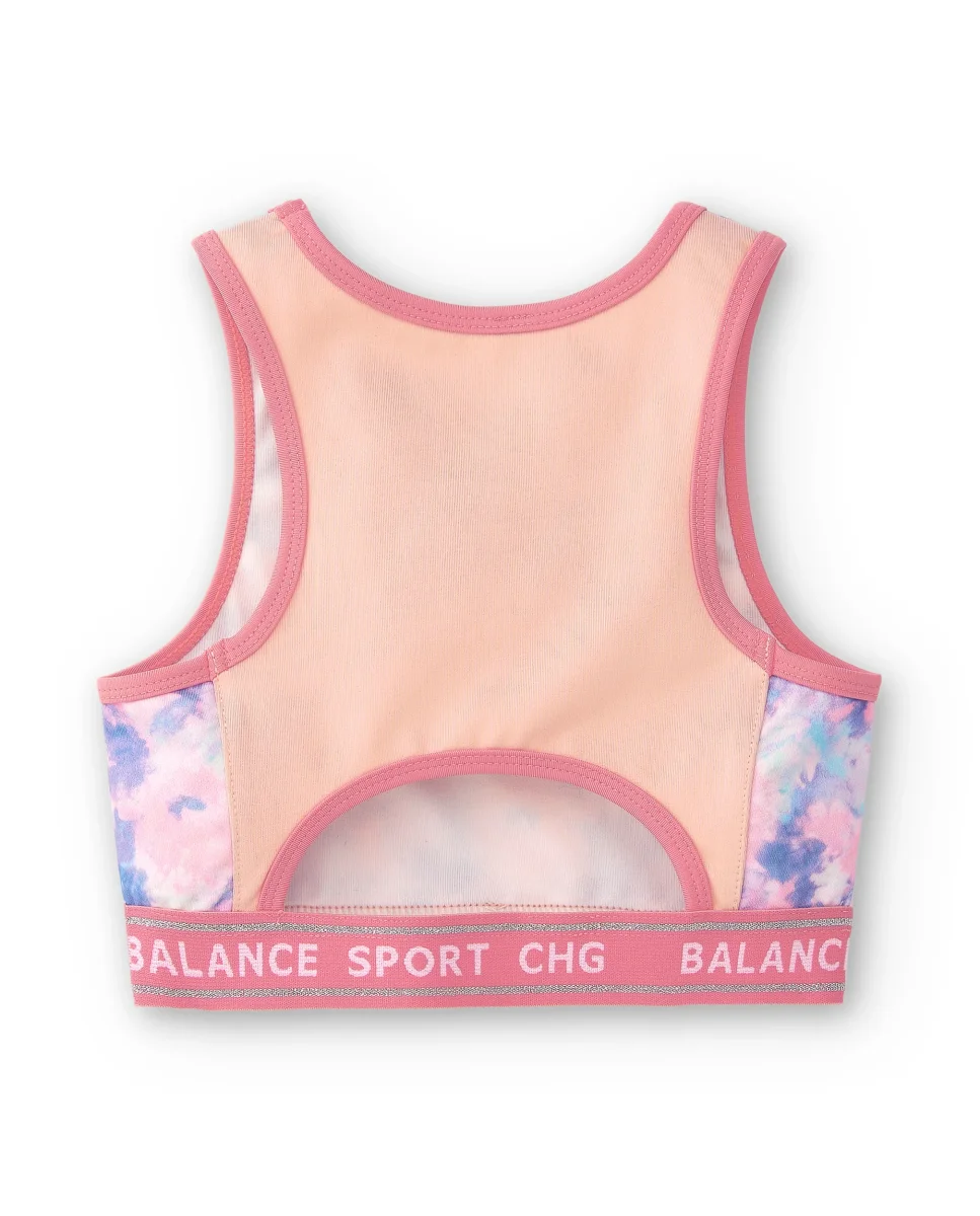 Top deportivo de niña estampado - Imagen 3