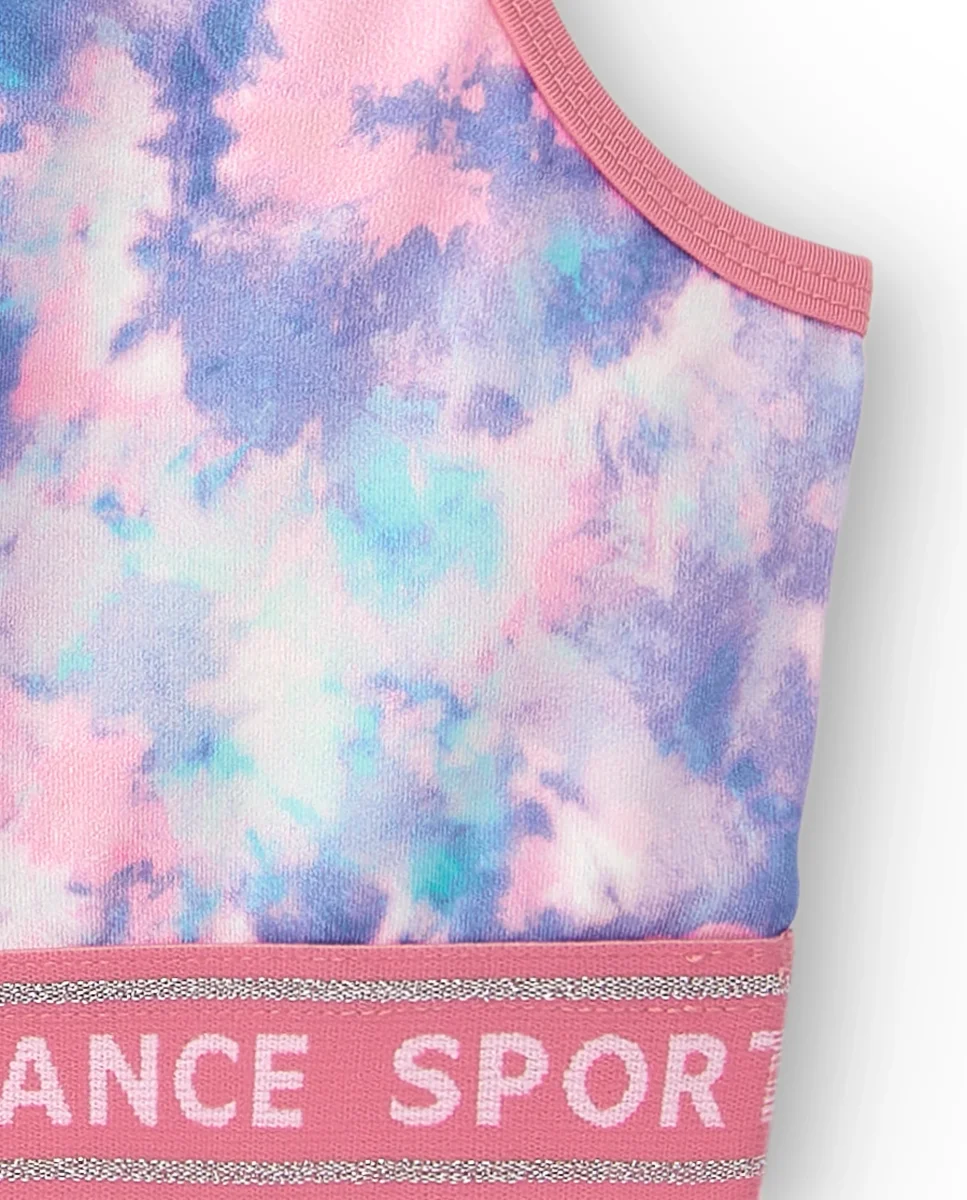 Top deportivo de niña estampado - Imagen 5