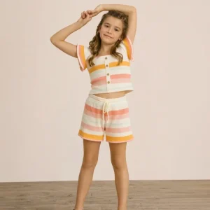 Short niña rayas multicolor
