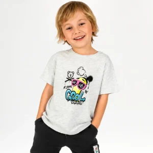 Camiseta bebé niño gris