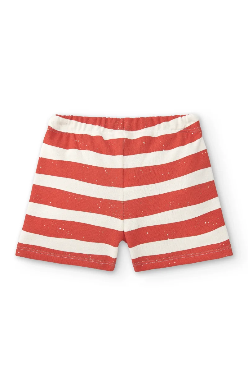 Short de bebé rayas rojo - Imagen 5