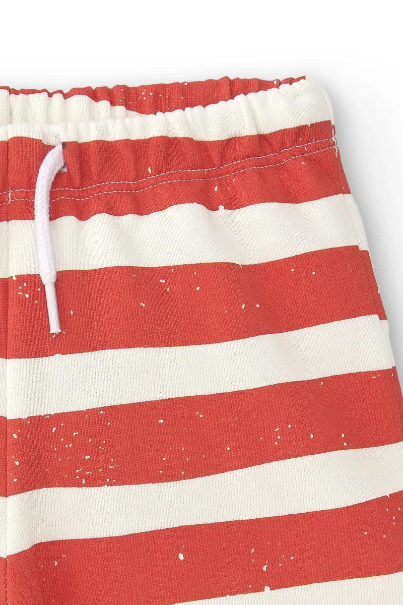 Short de bebé rayas rojo - Imagen 4