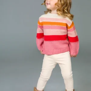 Legging bebé de pana elástico color crudo - Charanga