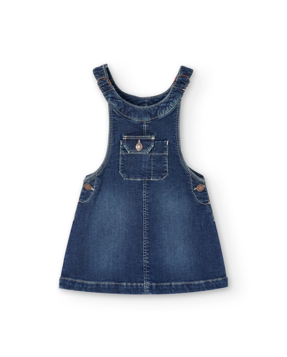 Vestido de bebé niña tejano - Imagen 2