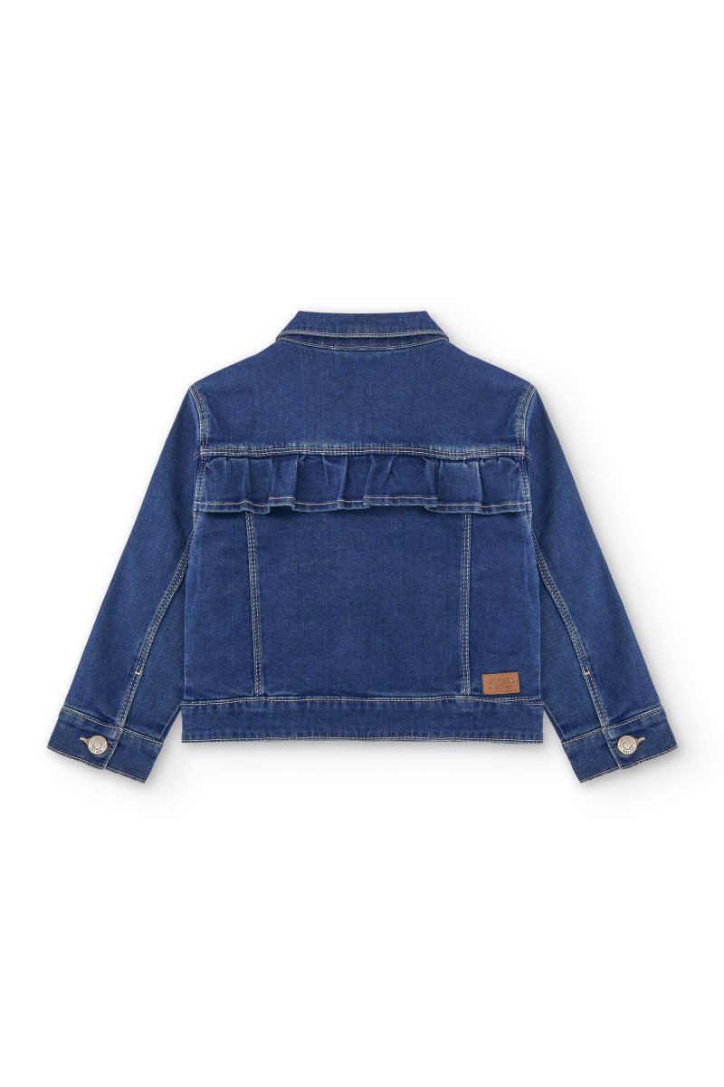 Chaqueta vaquera de niña volante - Imagen 5