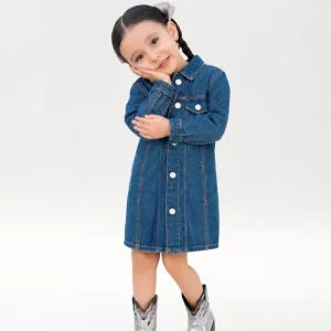 Vestido vaquero niña