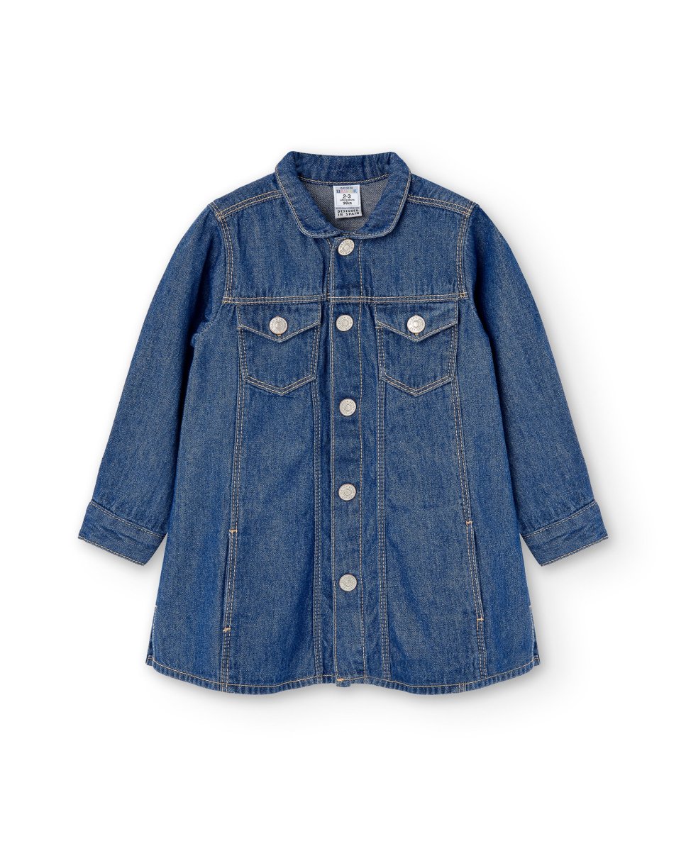 Vestido vaquero niña - Imagen 3
