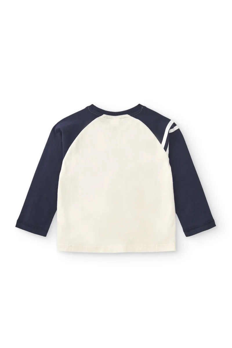 Camiseta manga larga de niño marino Cool - Imagen 4