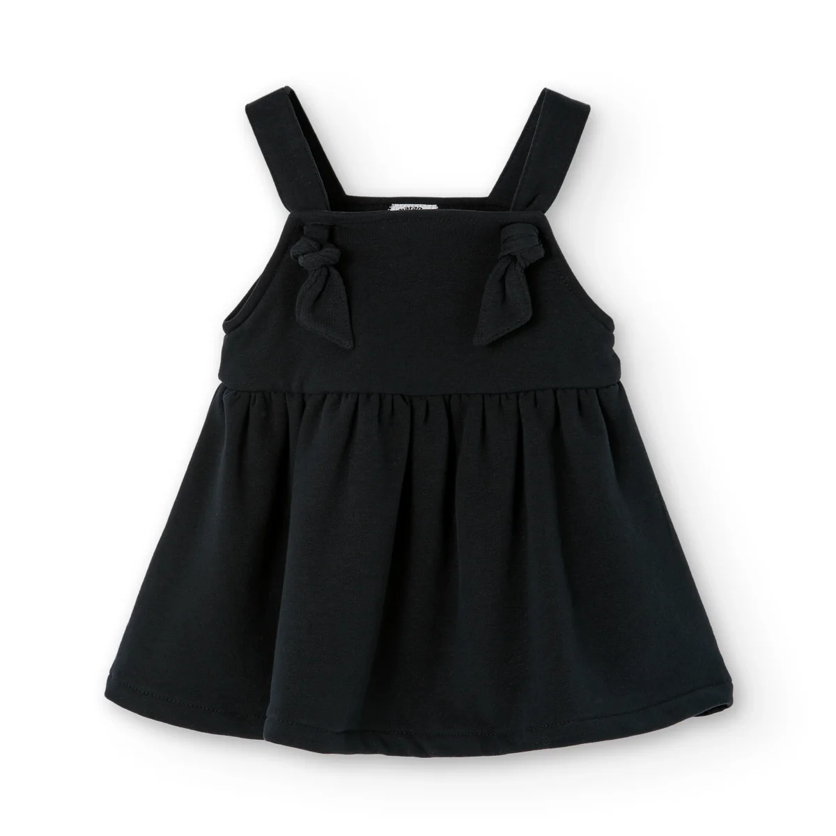 Vestido de bebé negro nudos - Imagen 4