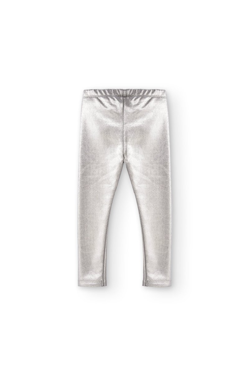 Legging plateado niña | Efecto metalizado - Imagen 3
