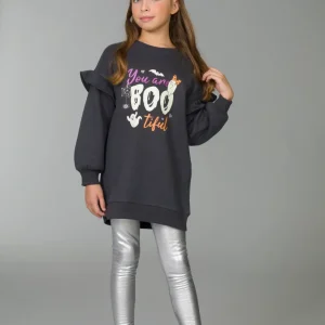 Legging plateado niña | Efecto metalizado