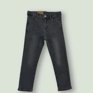 Pantalón vaquero niña gris oscuro