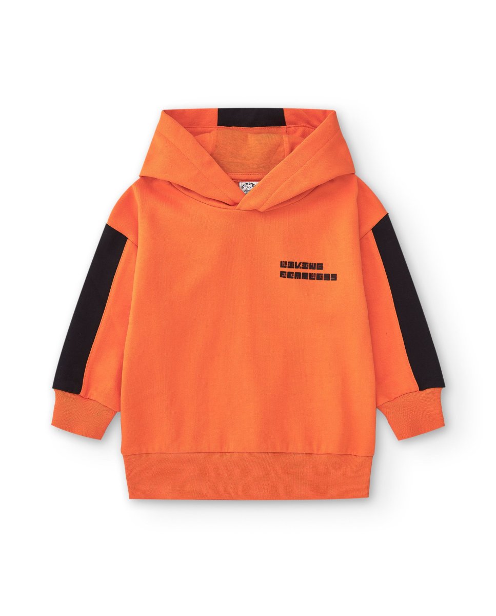 Sudadera cerrada de niño naranja Tokyo - Imagen 2