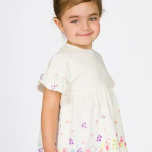Camiseta de bebé niña crudo