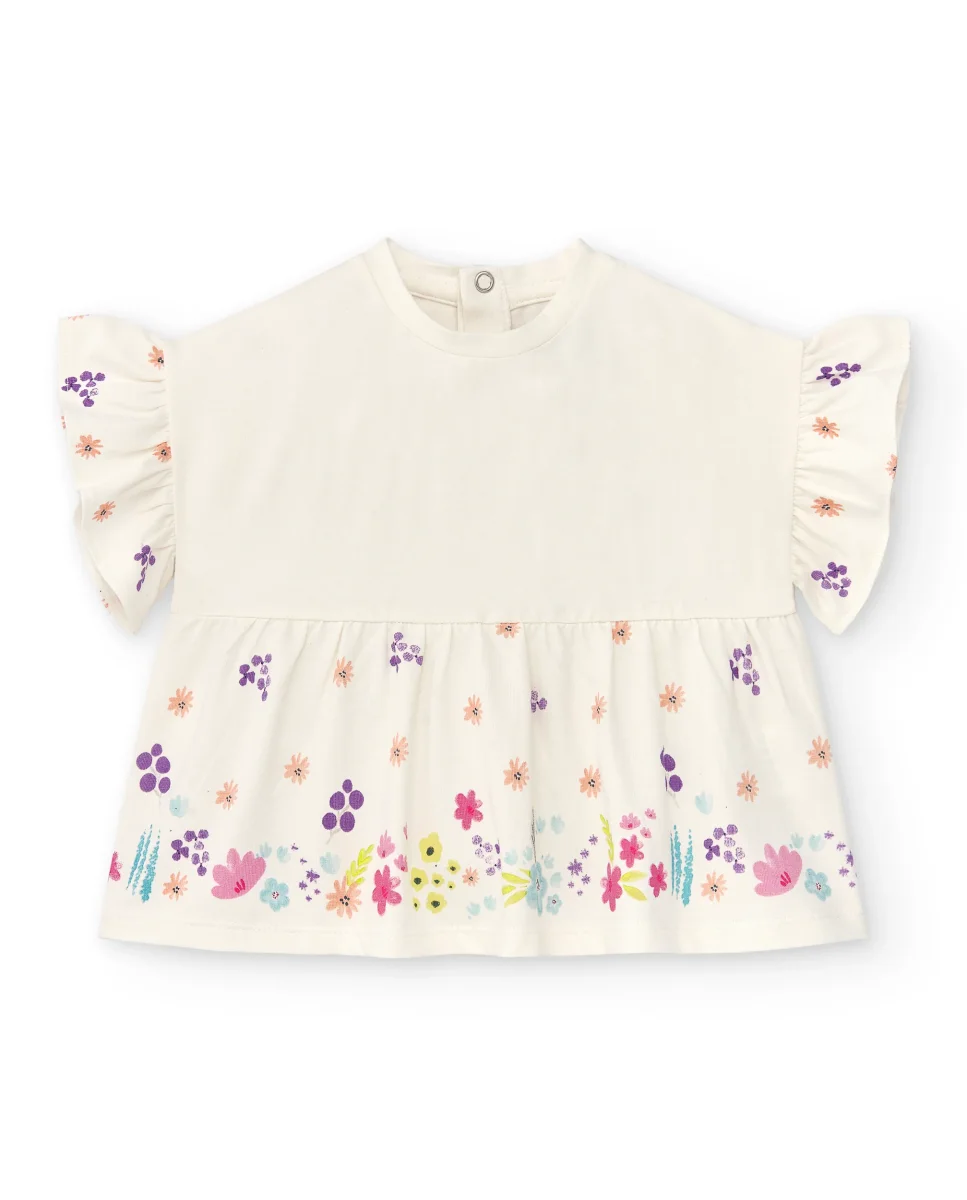 Camiseta de bebé niña crudo - Imagen 3