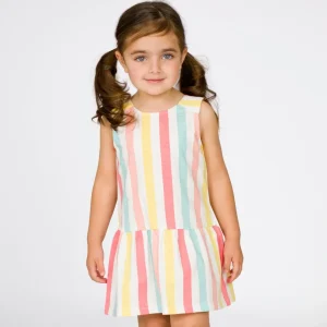 Vestido de bebé listado