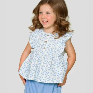 Blusa de bebé estampado floral