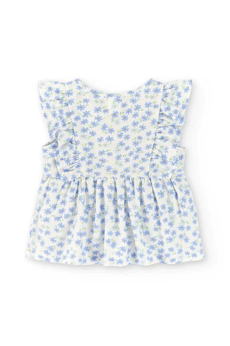 Blusa de bebé estampado floral - Imagen 4