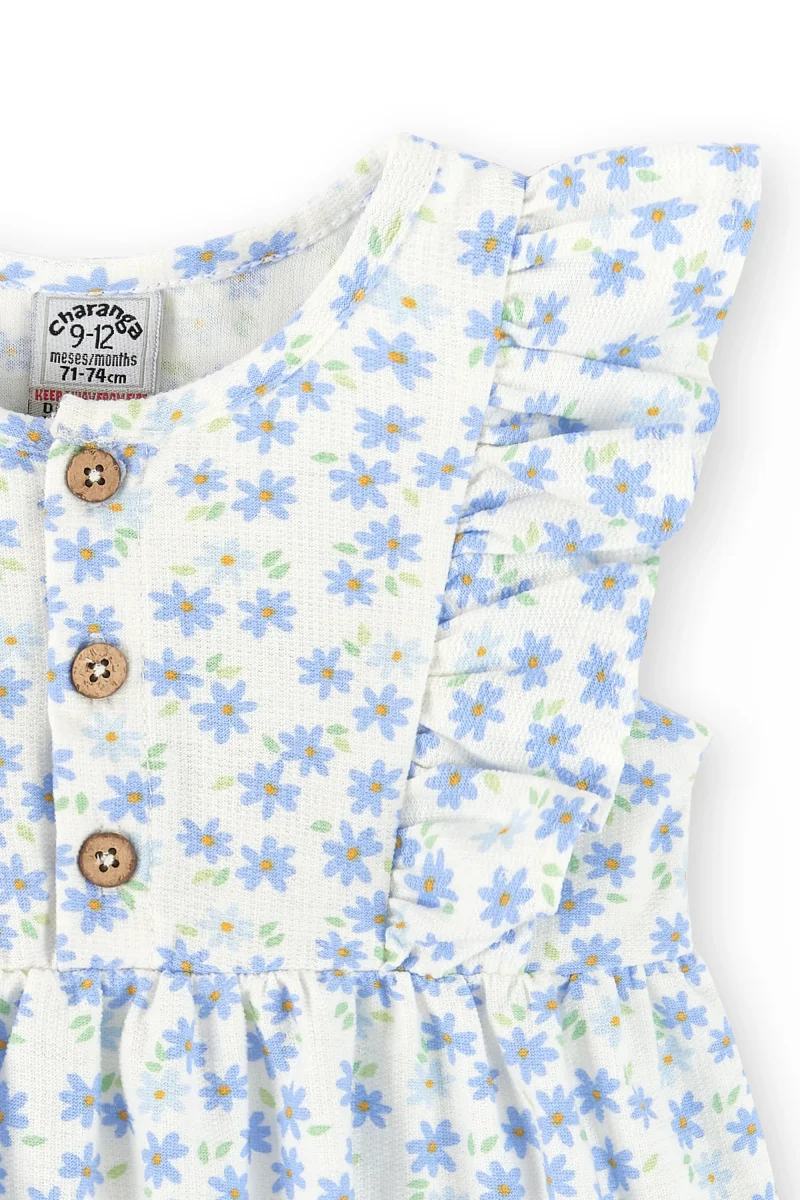 Blusa de bebé estampado floral - Imagen 5