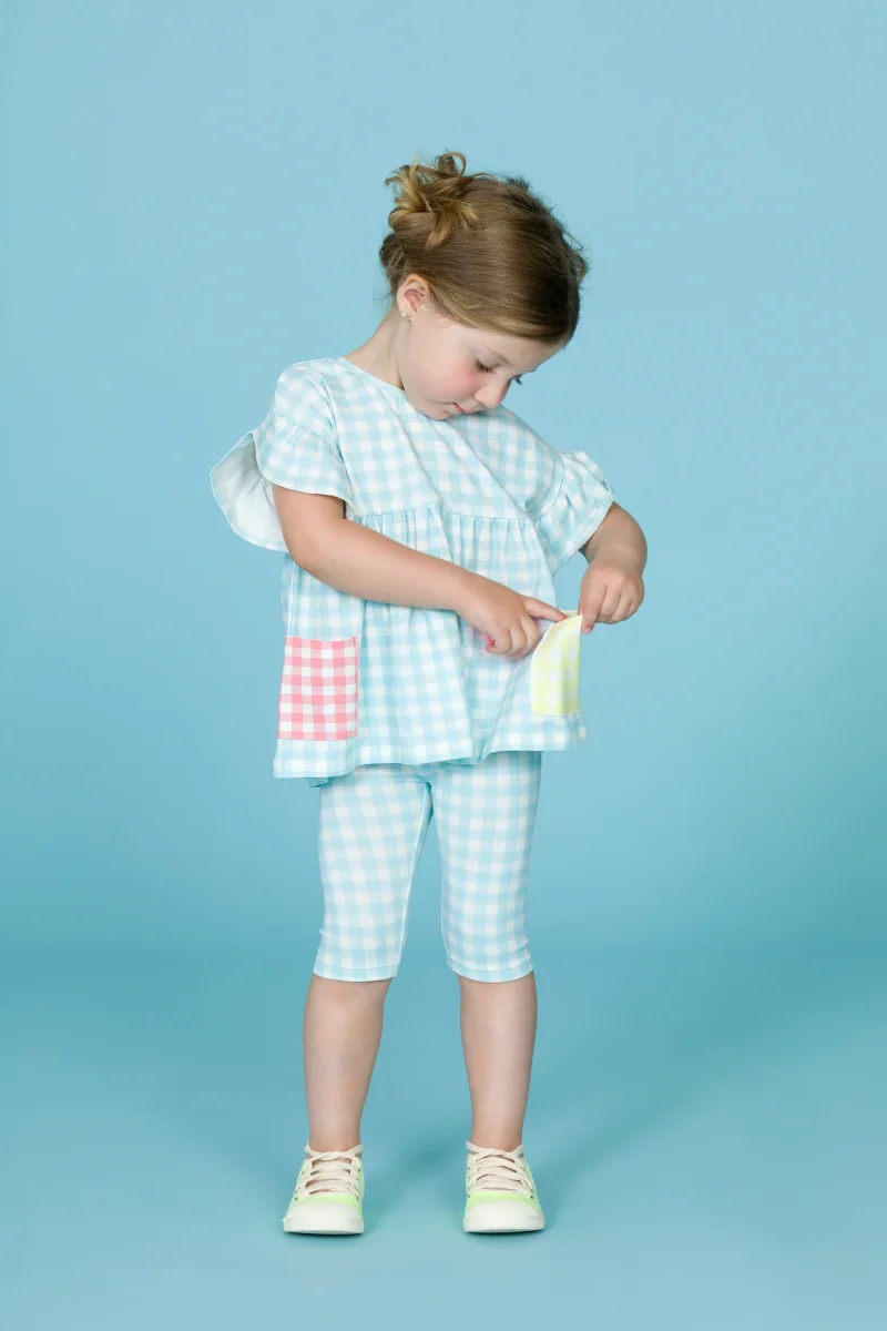 Conjunto bebé niña de cuadros - Imagen 6