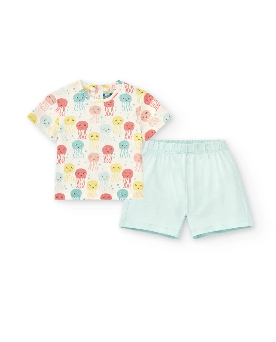Conjunto bebé niño medusas - Imagen 3