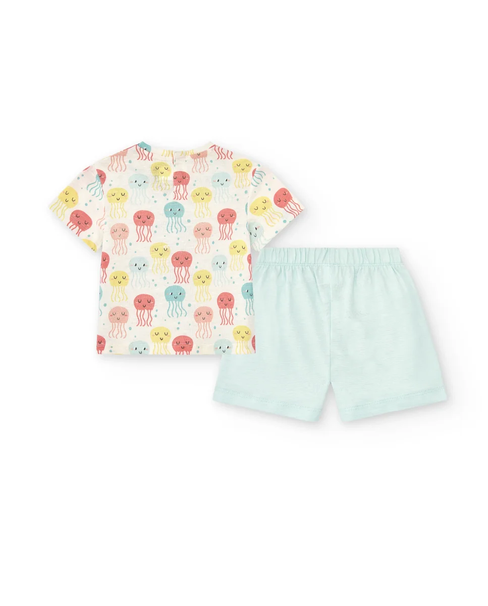 Conjunto bebé niño medusas - Imagen 4