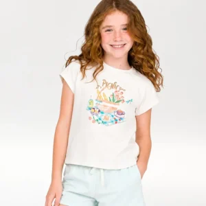 Camiseta niña crudo picnic
