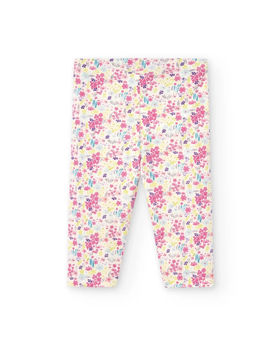 Legging de niña estampado floral - Imagen 3