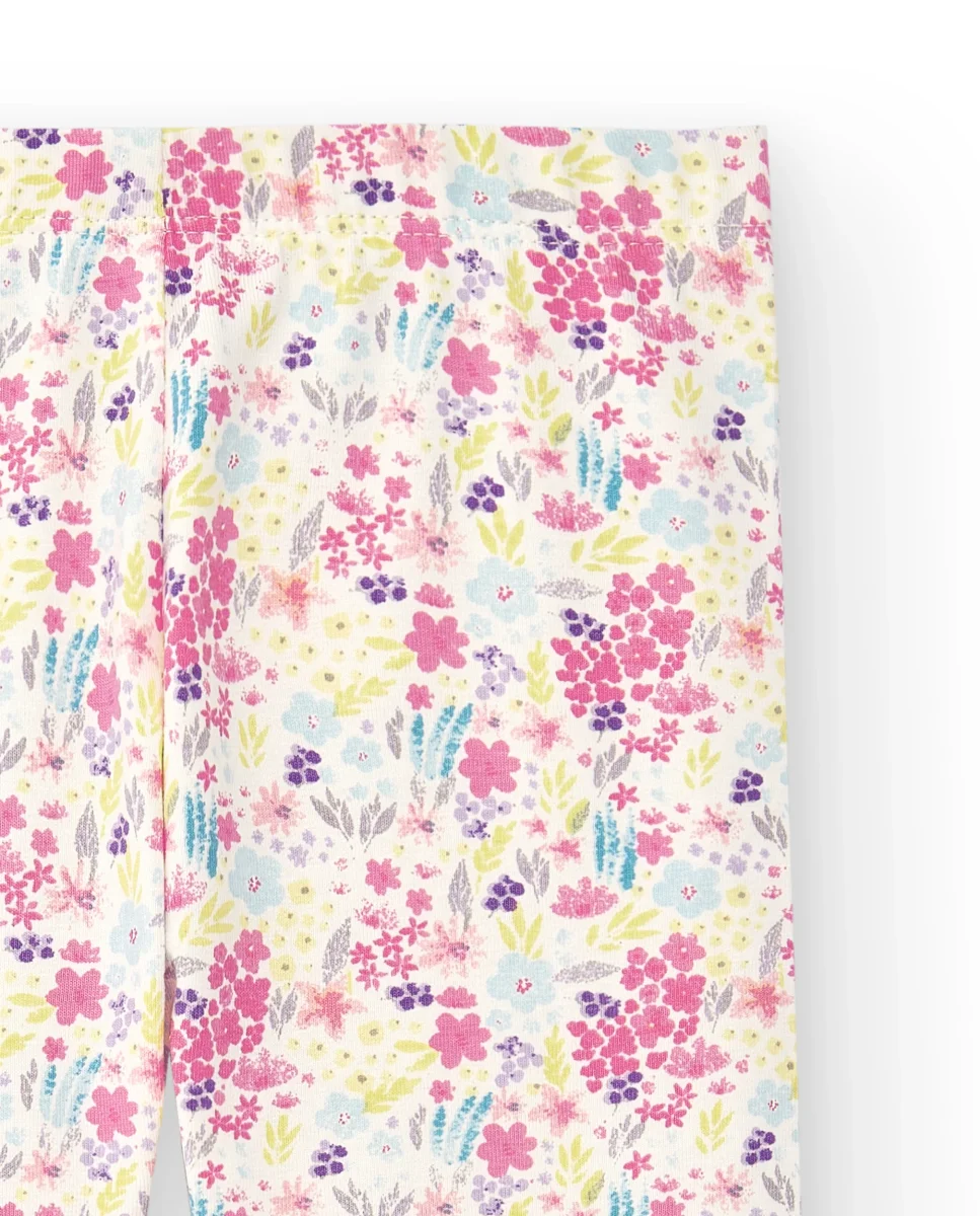 Legging de niña estampado floral - Imagen 4