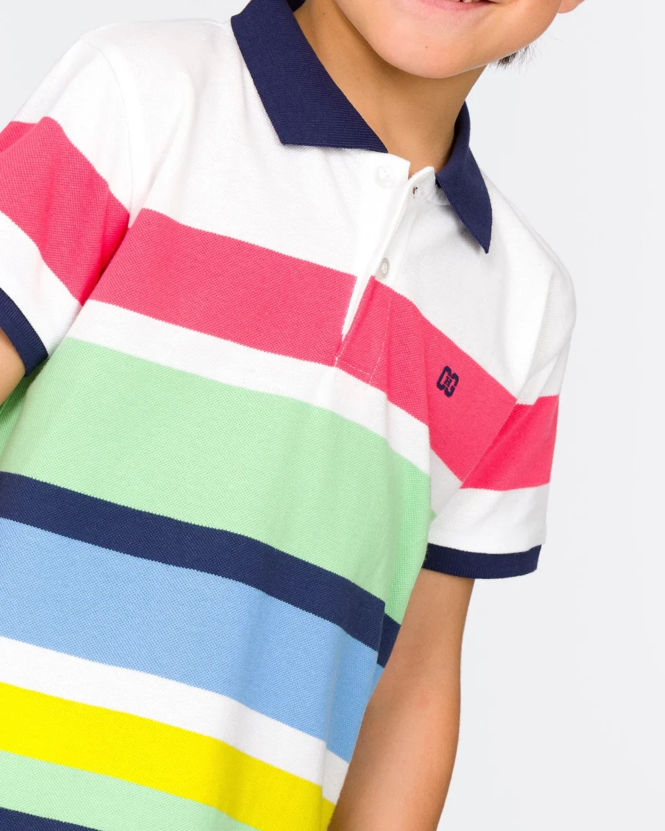 Polo niño rayas multicolor - Imagen 5