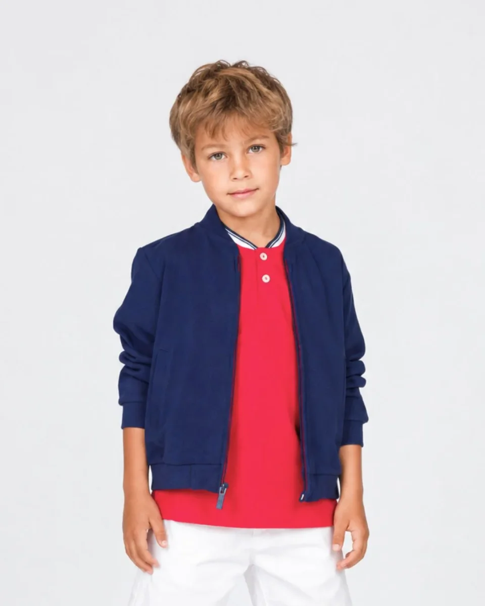 Chaqueta bomber niño marino - Imagen 4