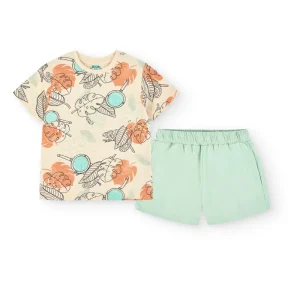Conjunto niño camiseta y bermuda