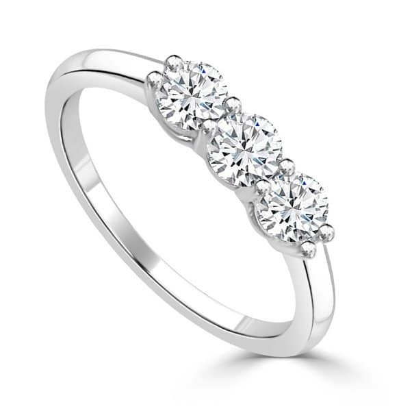 Tresillo Diamantes 0.75cts - Imagen 3