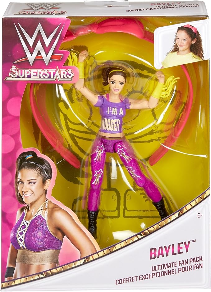 MATTEL – WWE Bayley Ultimate Fan Pack – Figura Articulada 6” Mattel con Accesorio Oficial | Edición Limitada - Imagen 7