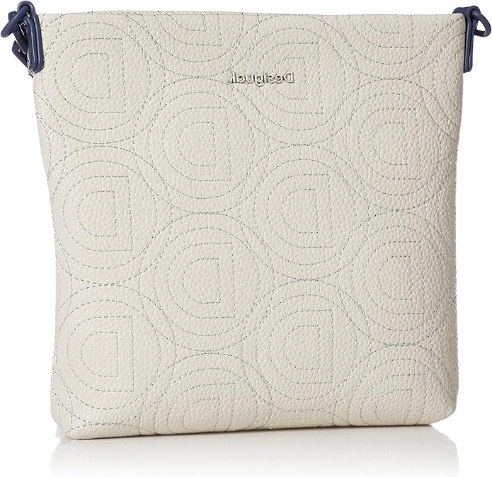 DESIGUAL – Bolso Bandolera Mujer Minuet Kemi Pequeño Color Crema Blanco Beige 23x22x4cm Mujer Regalo - Imagen 8