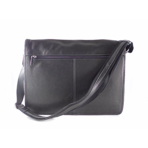Cartera piel auténtica tipo messenger Hexagona - Imagen 4