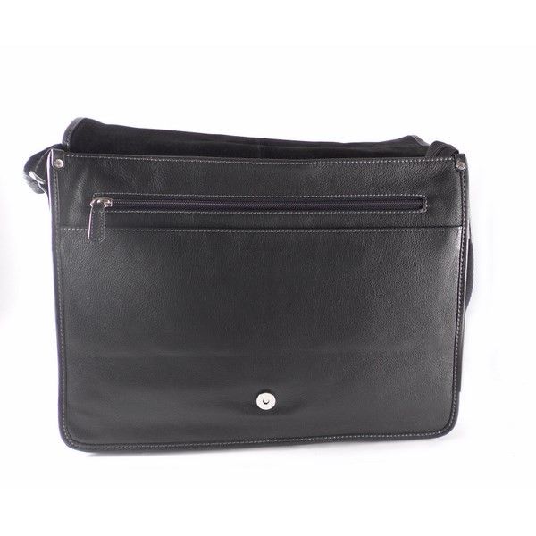 Cartera piel auténtica tipo messenger Hexagona - Imagen 5