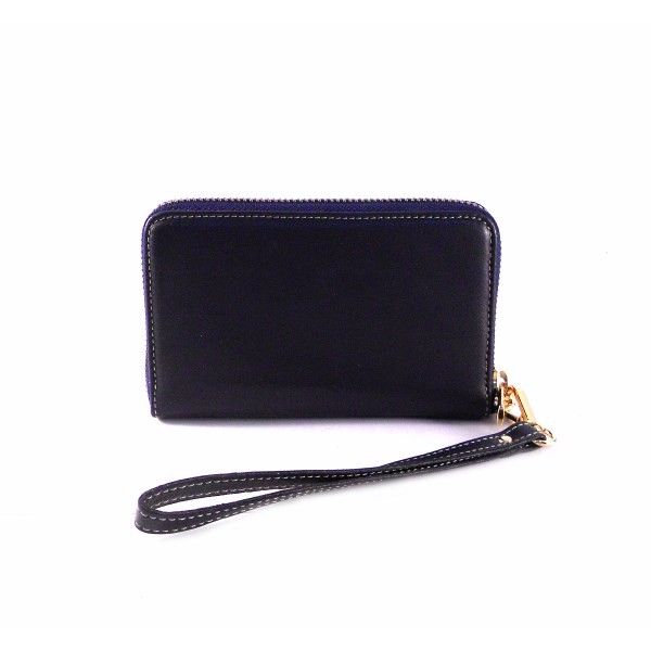 Cartera Nilo en piel caprina con muñequera para mujer - Imagen 4