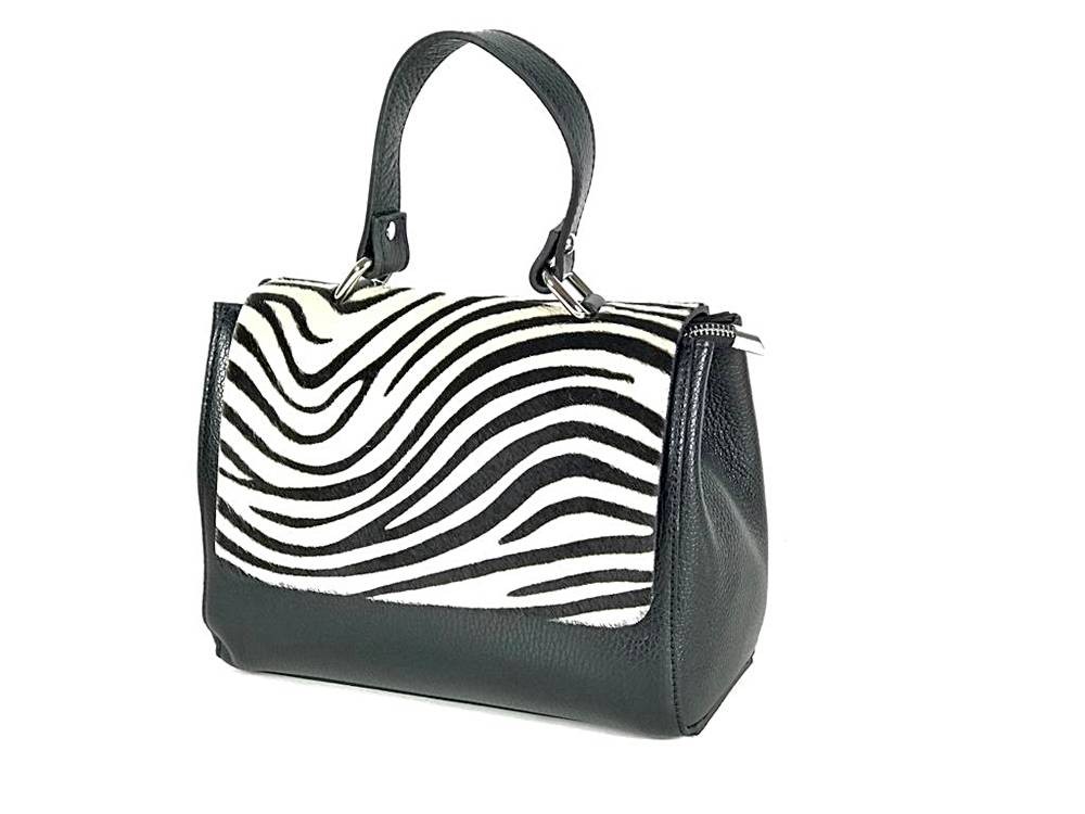 Bolso de piel artesanal con asa extensible - Imagen 4