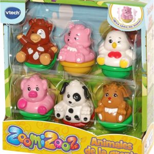 VTECH – ZoomiZooz Animales de la Granja Pack 6 Figuras 1-5 Años