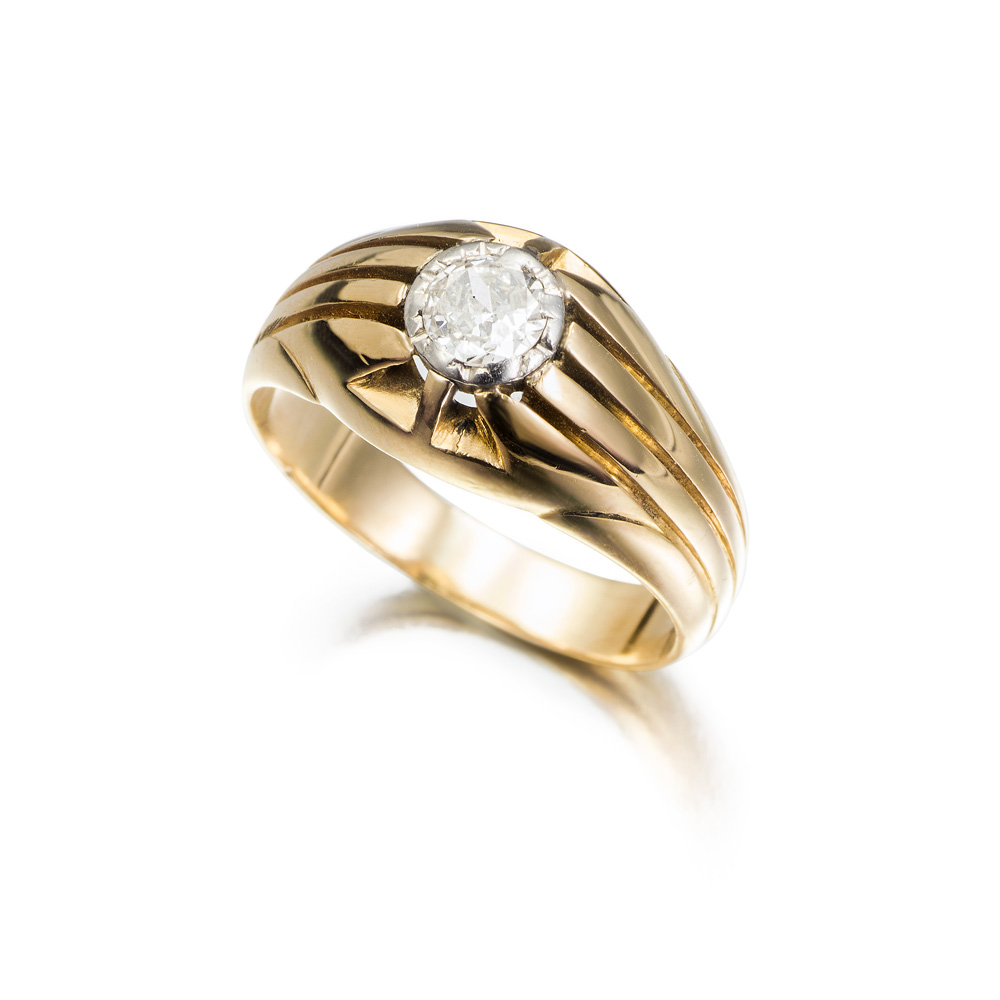 Anillo Solitario Años 50 - Imagen 3