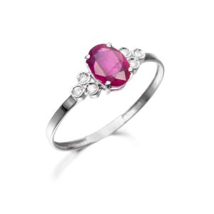 Anillo Elegance Mi Primer Rubí